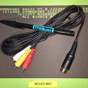 C64 Composite Video / Audio Cable, also compatible with - C16 Plus4 VIC20 SX64 C128 Atari XL XE
