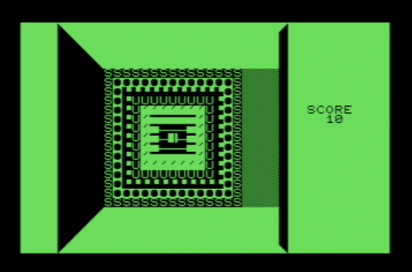 3D Monster Maze - Commodore PET - D Curran - www.tfw8b.com