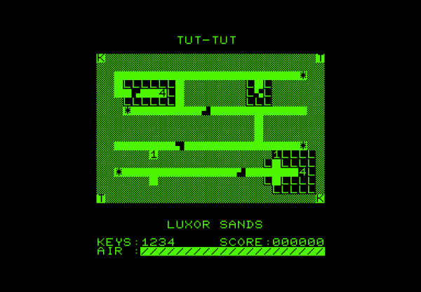 TUT TUT - Commodore PET / MiniPET - D Curran - www.tfw8b.com