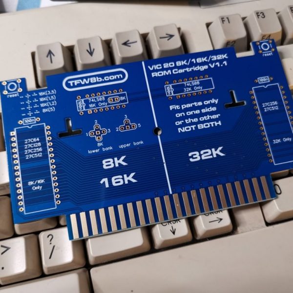 Commodore VIC20 8k/16k/32k ROM PCB