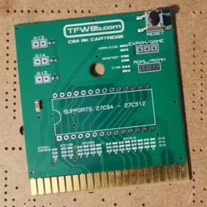 TFW8b COMMODORE C64 8K ROM CARTRIDGE PCB