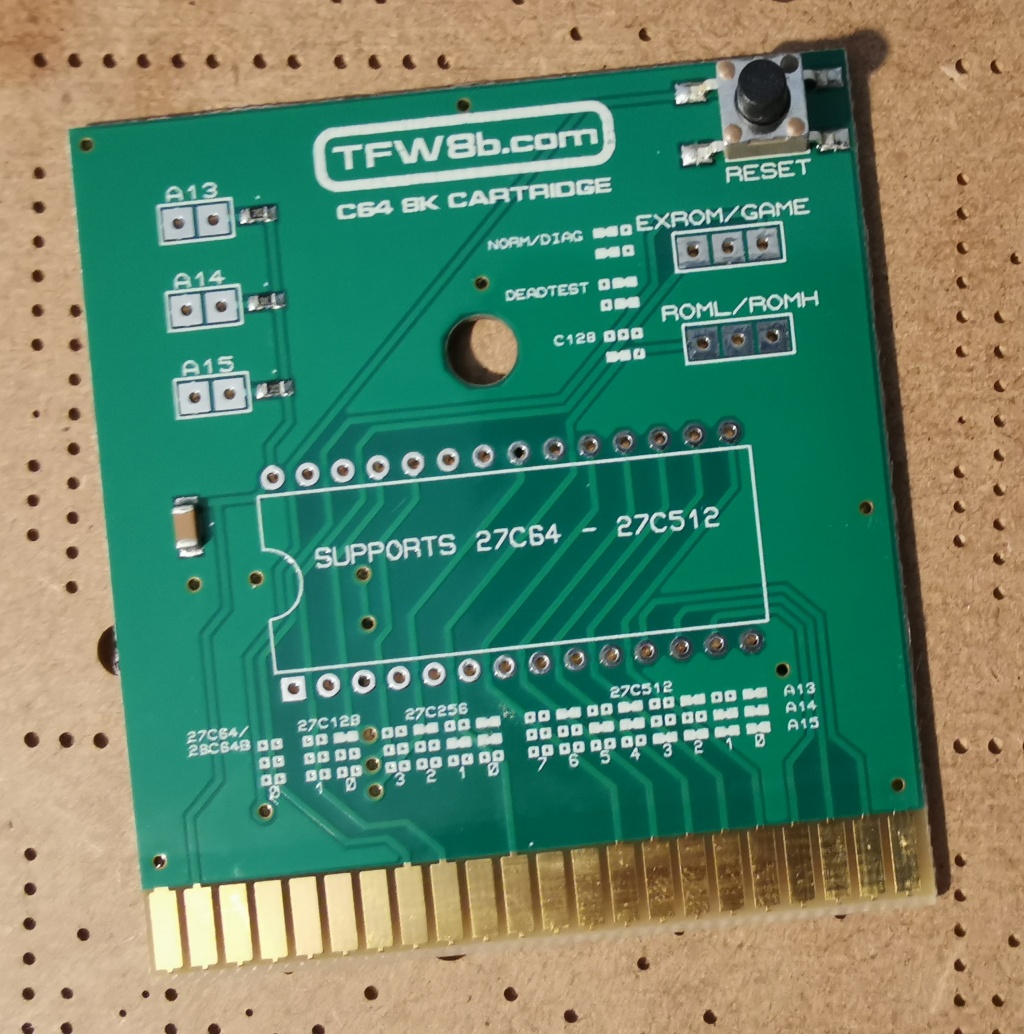 Commodore C64 8K ROM Cartridge PCB