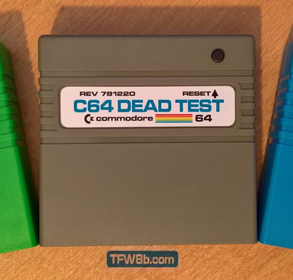 Commodore C64 DeadTest Cartridge - TFW8b