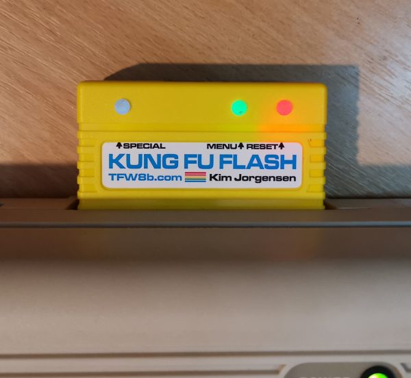 TFW8b's Kung Fu Flash for the Commodore 64 (Yellow)