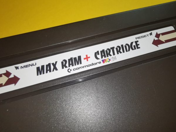 MAXRAM+ v2 Cartridge - VIC20 0k 3k 8k 16k 24k 32k 35k Ram Pack