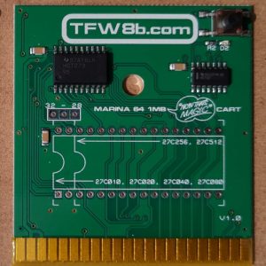 TFW8b MARINA 64 - MAGIC DESK COMPATIBLE - C64 CARTRIDGE PCB