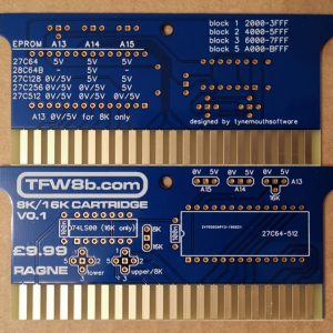 TFW8b COMMODORE VIC20 8K/16K ROM PCB