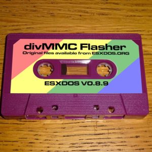 divMMC ESXDOS 0.8.9 flasher tape
