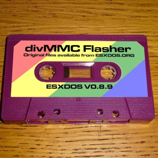 divMMC ESXDOS Flasher Cassette