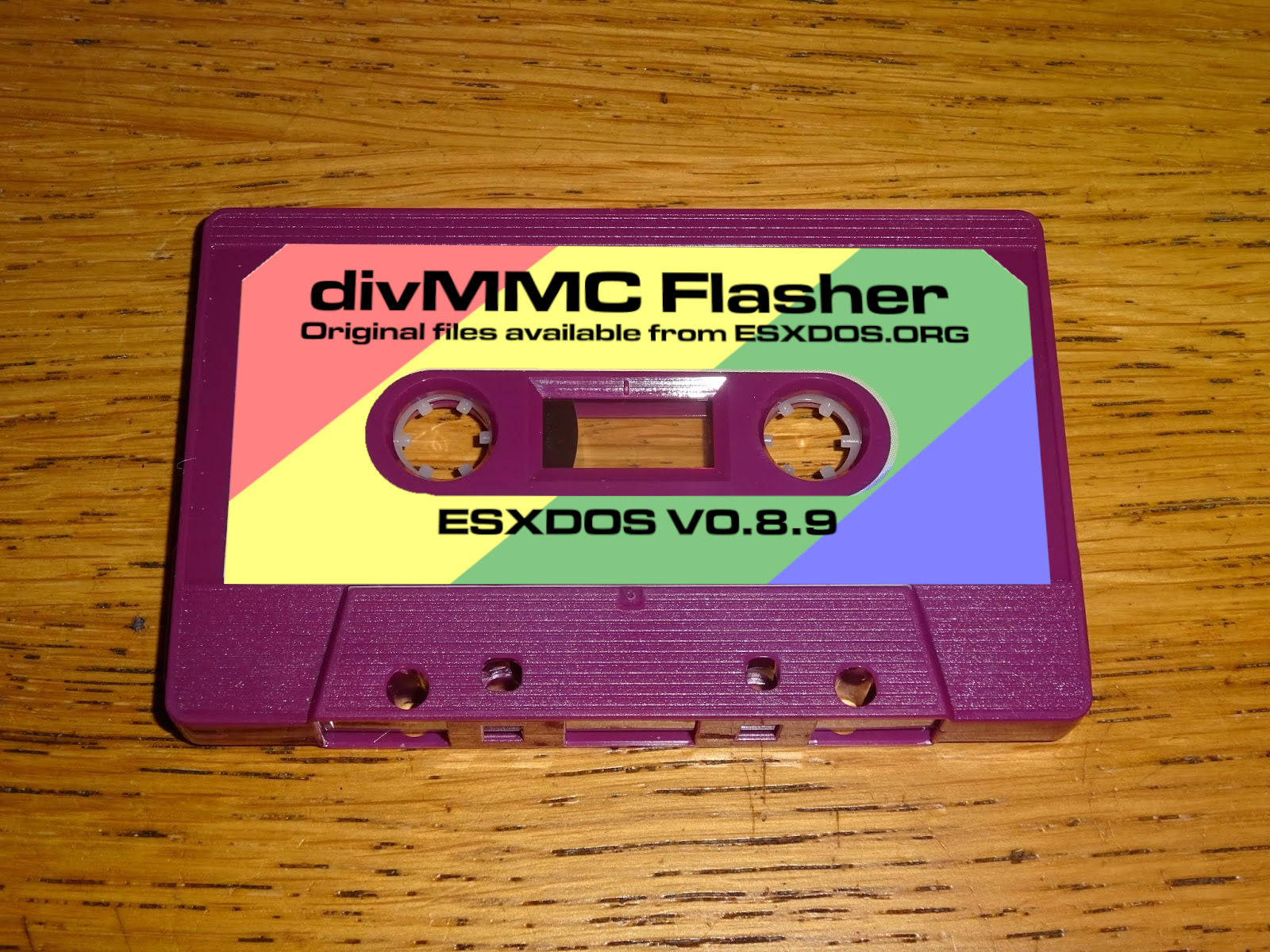 divMMC ESXDOS Flasher Cassette