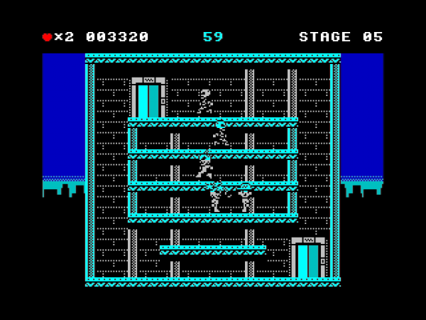 Brick Rick - ZX Spectrum (128k) - Juan Martinez - www.tfw8b.com