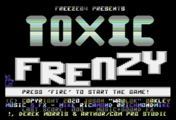 Toxic Frenzy - C64 - www.tfw8b.com