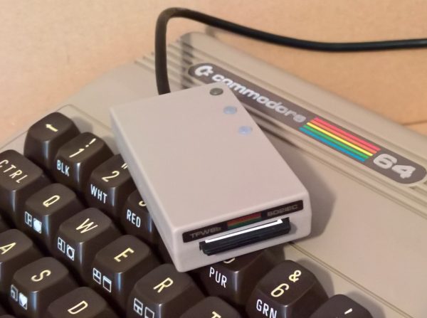 TFW8b.com SD2IEC made from recycled Commodore C64 Cases!