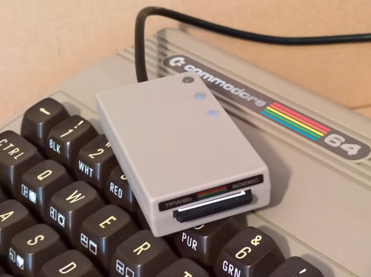 LIMITED EDITION Genuine recycled C64 plastic Cased SD2IEC+