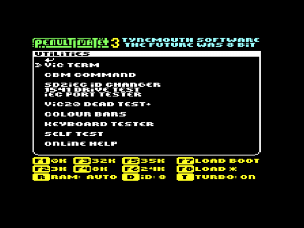 Penultimate+3dcr - Over 230 ROMs & Utils + 0-280k RAM - Full sized SD2IEC - TurboLoad - DOS Wedge - Commodore VIC20 - www.tfw8b.com