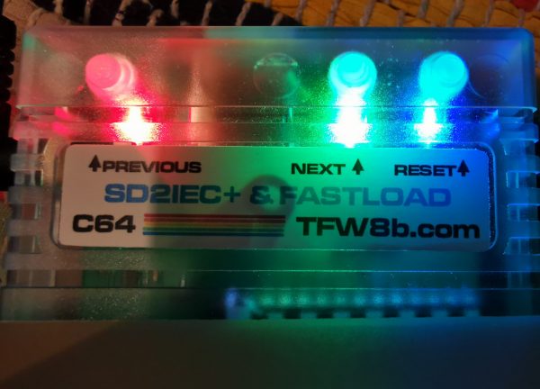 Mini SD2IEC+ & Fastload Hybrid Cartridge for the Commodore 64 - TFW8b.com
