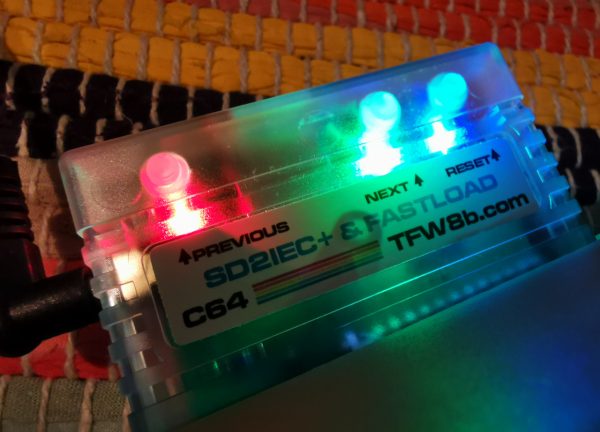 Mini SD2IEC+ & Fastload Hybrid Cartridge for the Commodore 64 - TFW8b.com