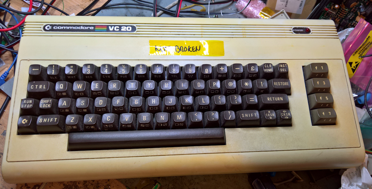 It may say 'not broken' but IIRC it did have the classic cartridge port fault.