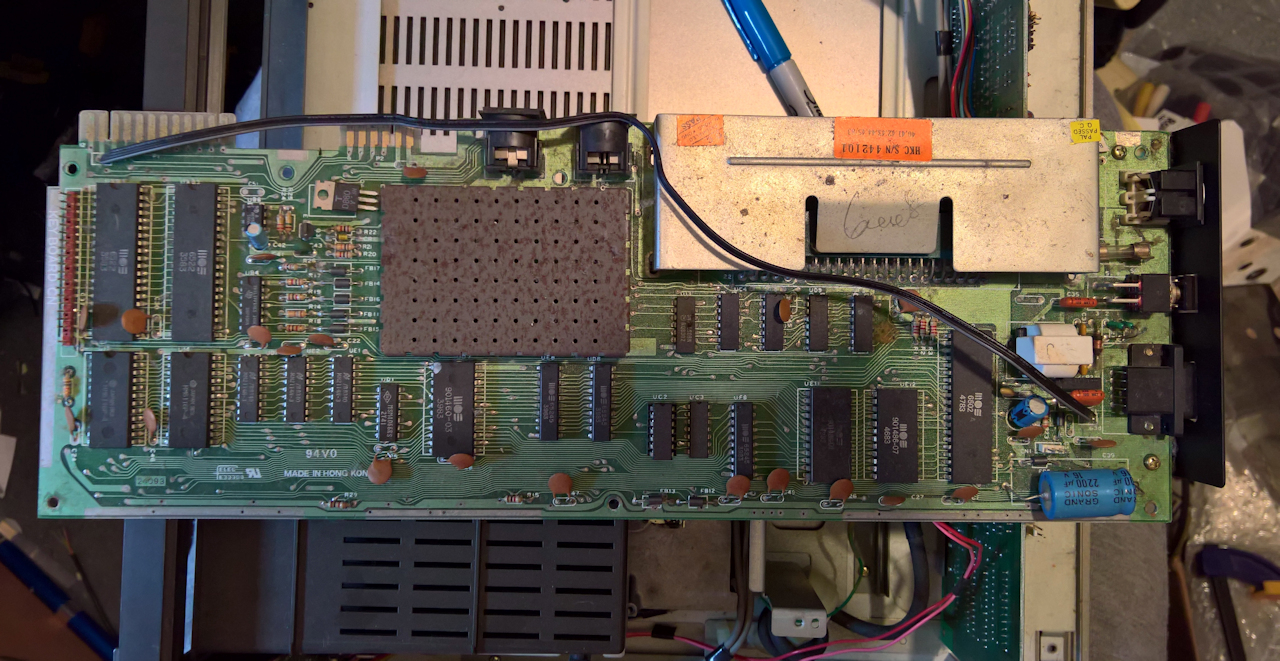 VIC PCB removed.. offered up to the SX64 chassis and it'll clearly never fit.. unless 🪚