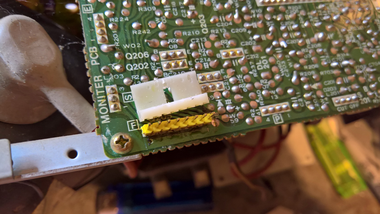 I've not done this sort of thing for a while, but you can 're-pin' these sorts of header connectors by inserting pins from something else